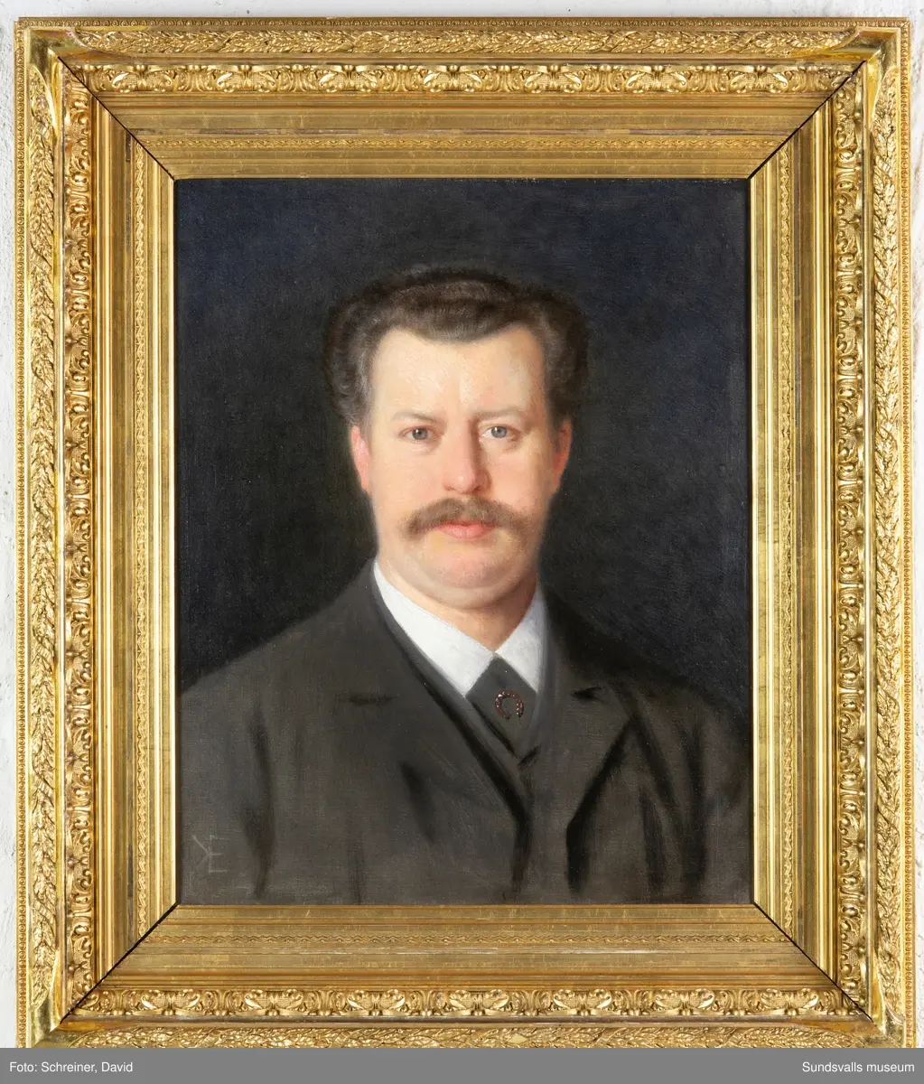 Porträtt av Adolf Knaust [Oljemålning]