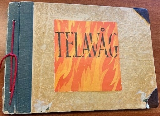 Album, motiv frå Telavåg, Storetveit skole, Framnes folkehøgskule i Hardanger 