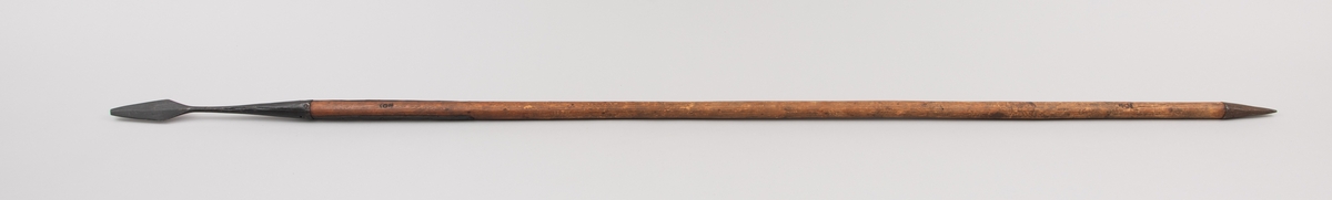 Halvpike med rombisk spiss benyttet av fotsoldater på 1600-1700-tallet.