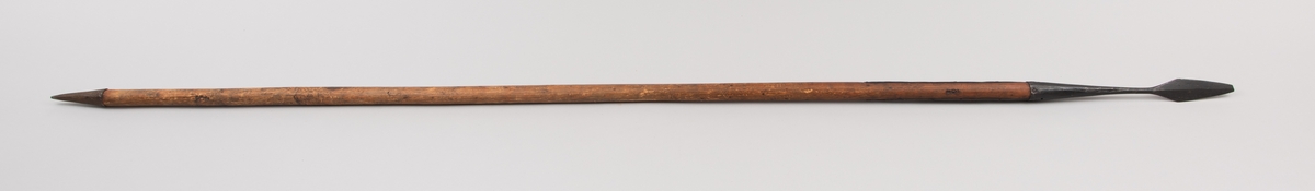 Halvpike med rombisk spiss benyttet av fotsoldater på 1600-1700-tallet.