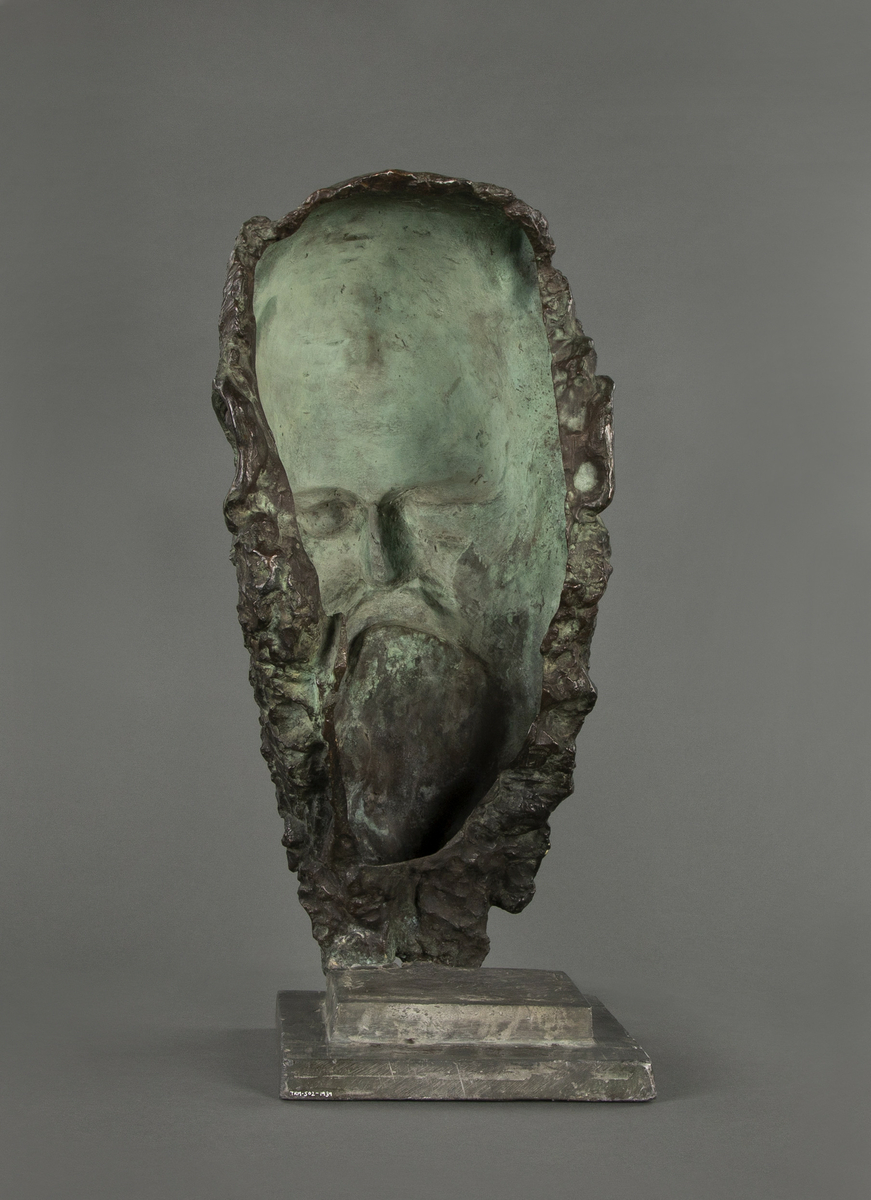 Portett av Christian Krohg [Bronsebyste]