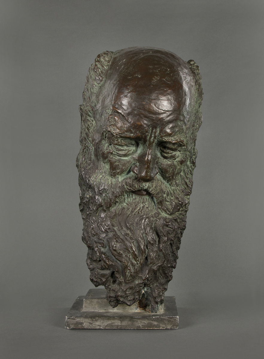 Portett av Christian Krohg [Bronsebyste]