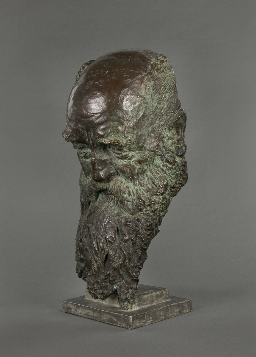 Portett av Christian Krohg [Bronsebyste]