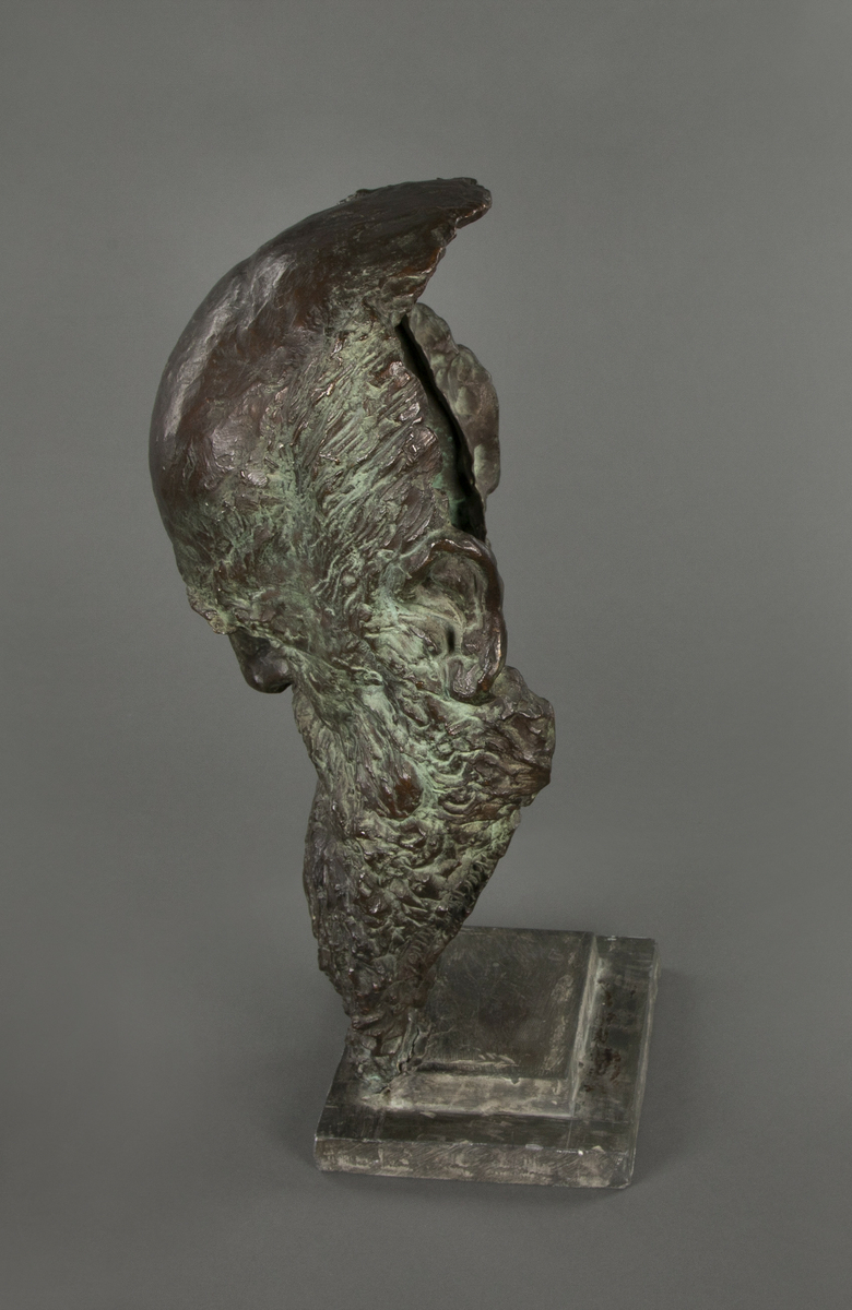 Portett av Christian Krohg [Bronsebyste]