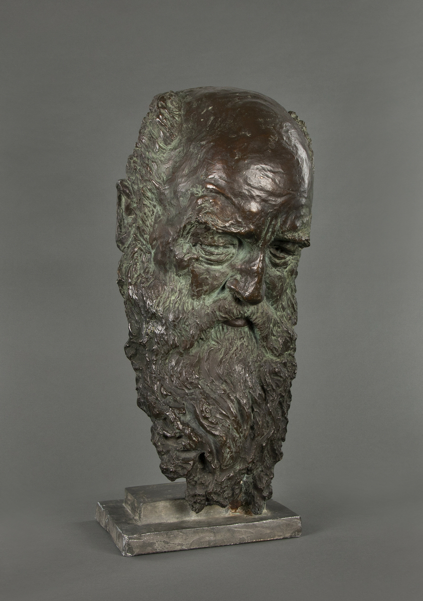 Portett av Christian Krohg [Bronsebyste]