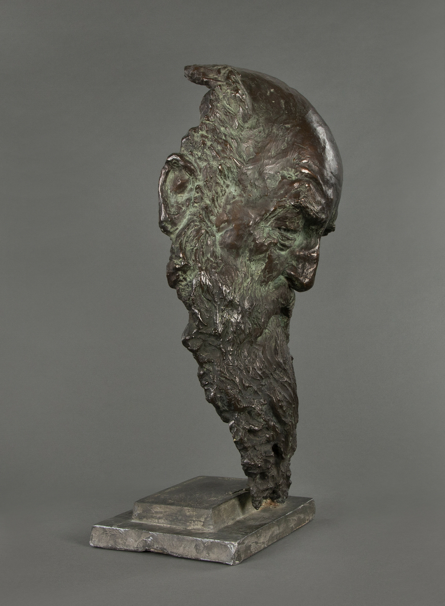 Portett av Christian Krohg [Bronsebyste]