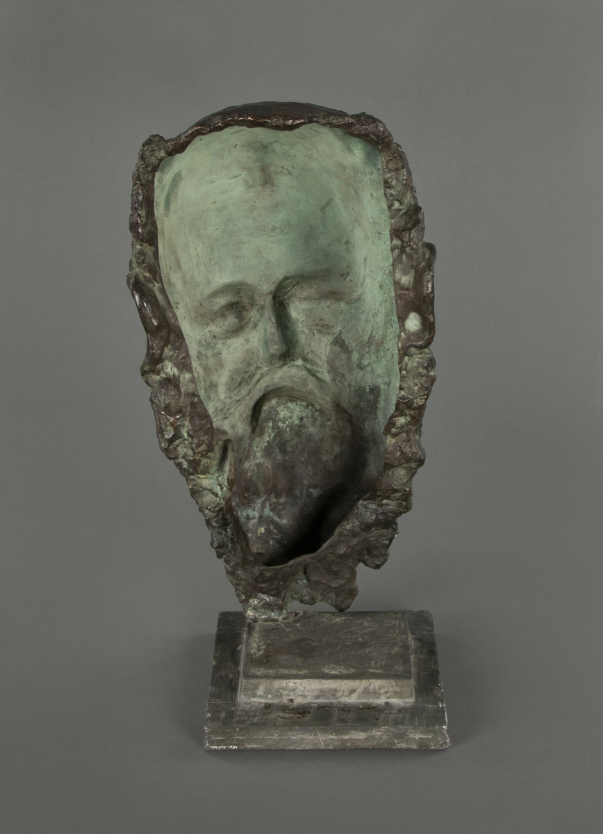 Portett av Christian Krohg [Bronsebyste]
