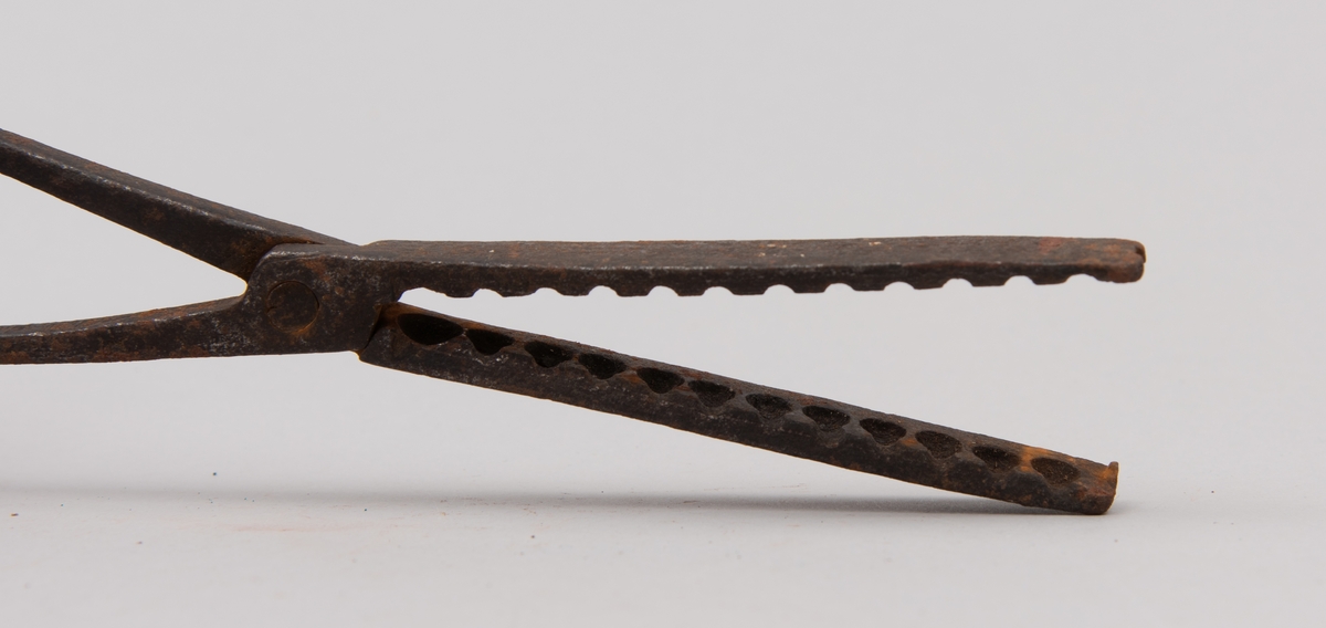 Kuletang for støping av hagl til gevær.