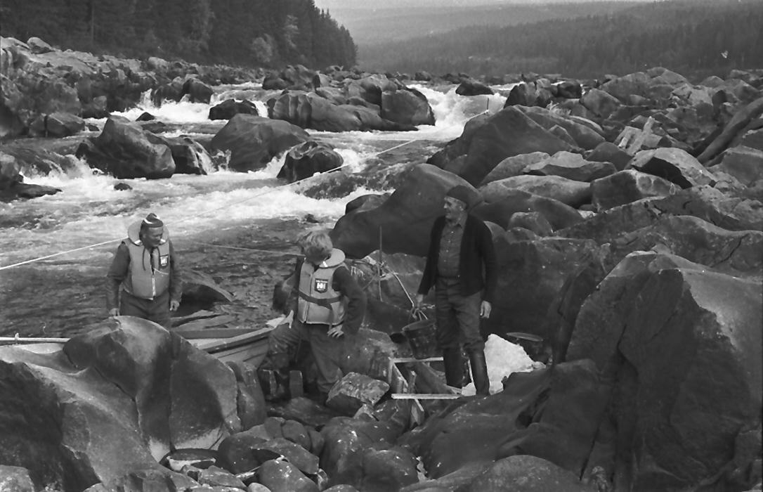 Fisketrapp i Barkaldfossen. 