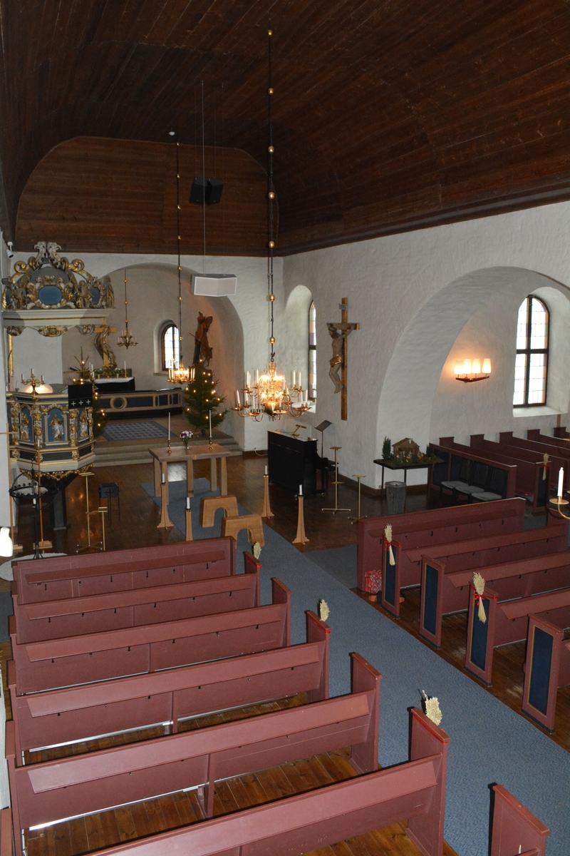 Interiör: Byarums kyrka. Byarums socken i Vaggeryds kommun.