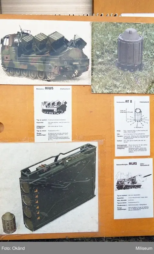 Armens fältarbetscentrum minbil och dess innehåll.