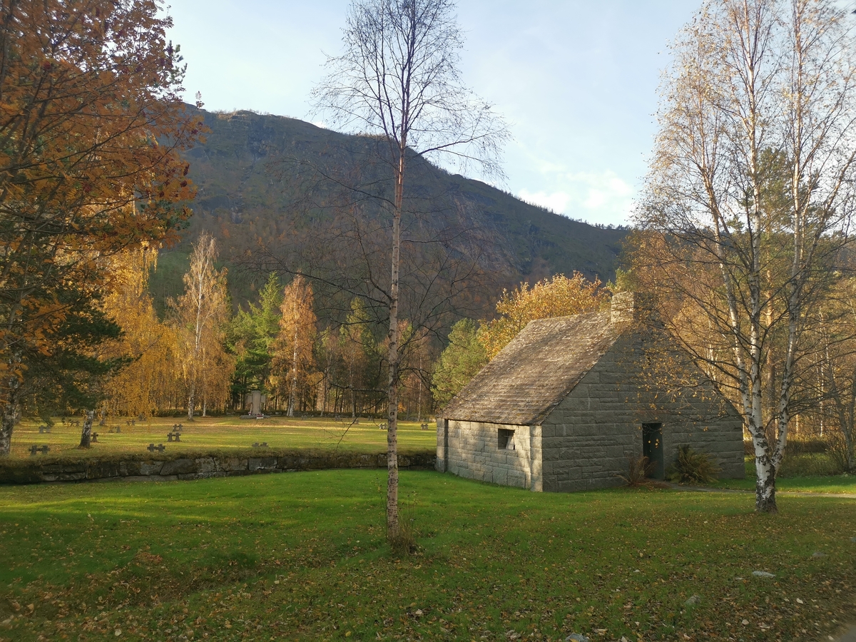 Den tyske krigskirkegården i Botn (Saltdal).