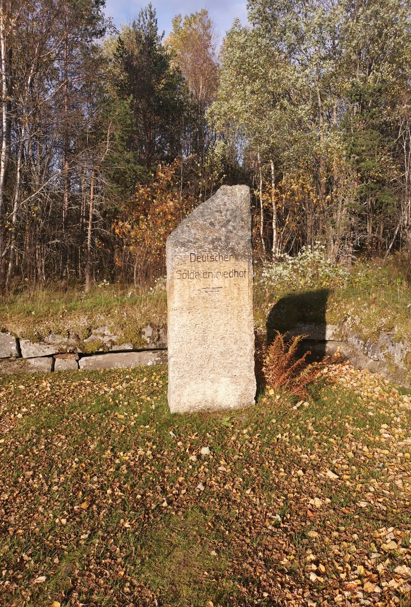 Den tyske krigskirkegården i Botn (Saltdal).