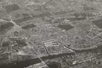 Flygfotografi av centrala Köpenhamn, ca 1932. 

Text vid foto: 