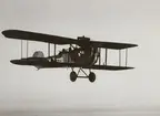 Flygplan FVM S 21 nr 3208 i luften, 1925.

Text vid foto: 