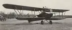 Flygplan FVM S 25 nr 3228 på flygfältet på F 3 Malmen, cirka 1927. Vy snett bakifrån.

Text vid foto: 