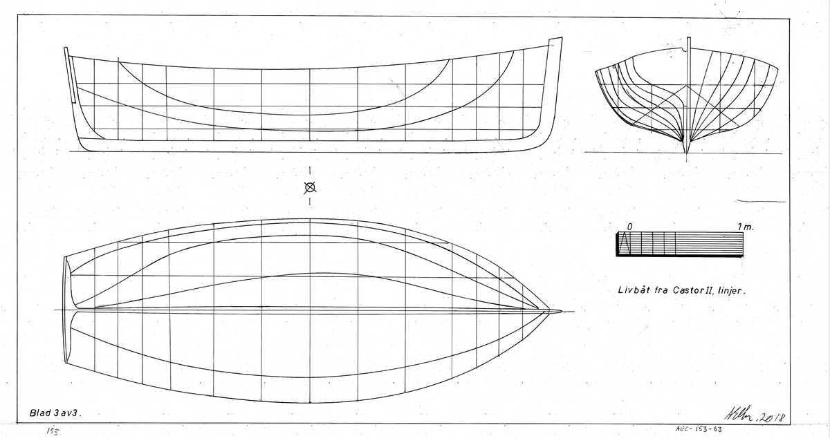 Livbåt fra "CASTOR II"