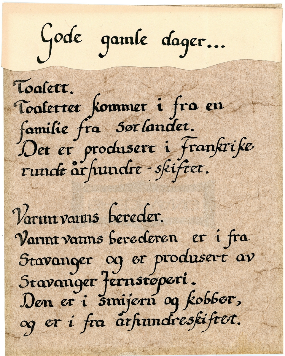 Toalett laget for å ligne på stol. Med armlener.