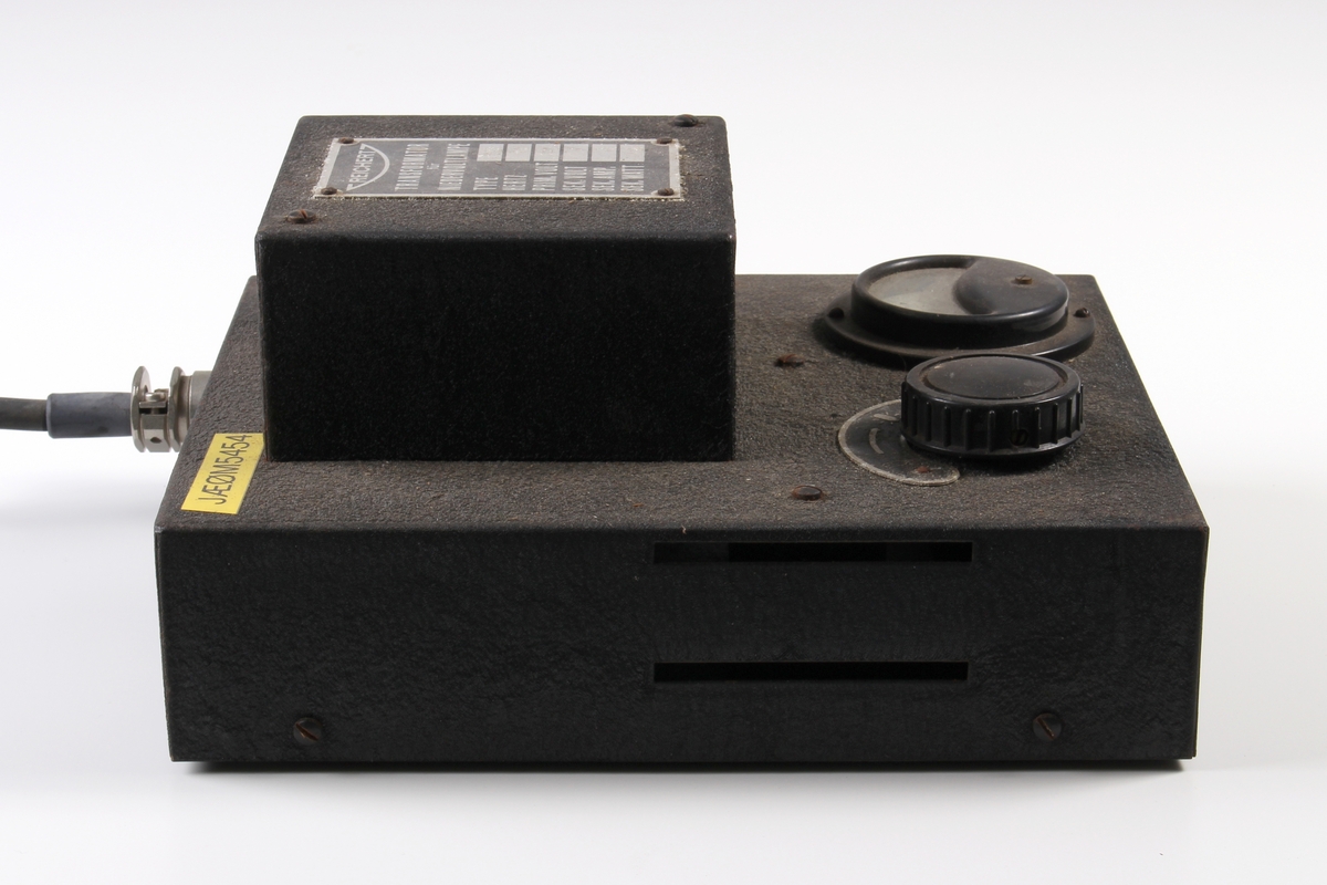 Transformator med bryter på ledningen.