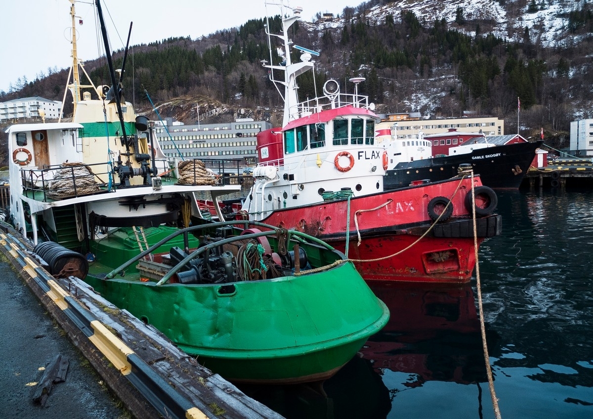 Narvik havn, slepebåter. Bangsund og Lax, tidligere Searex.17 nov 2012