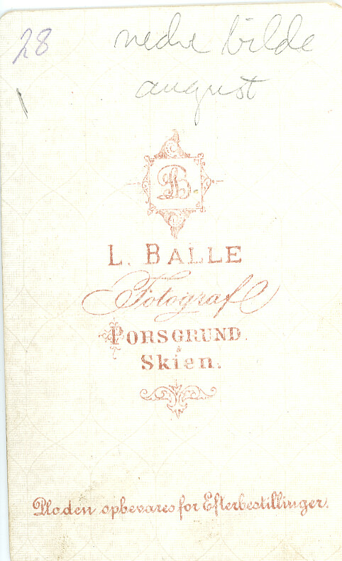 Portrettfoto av mann