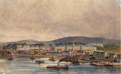 Pipervika og Victoria Terrasse [papirkunst]