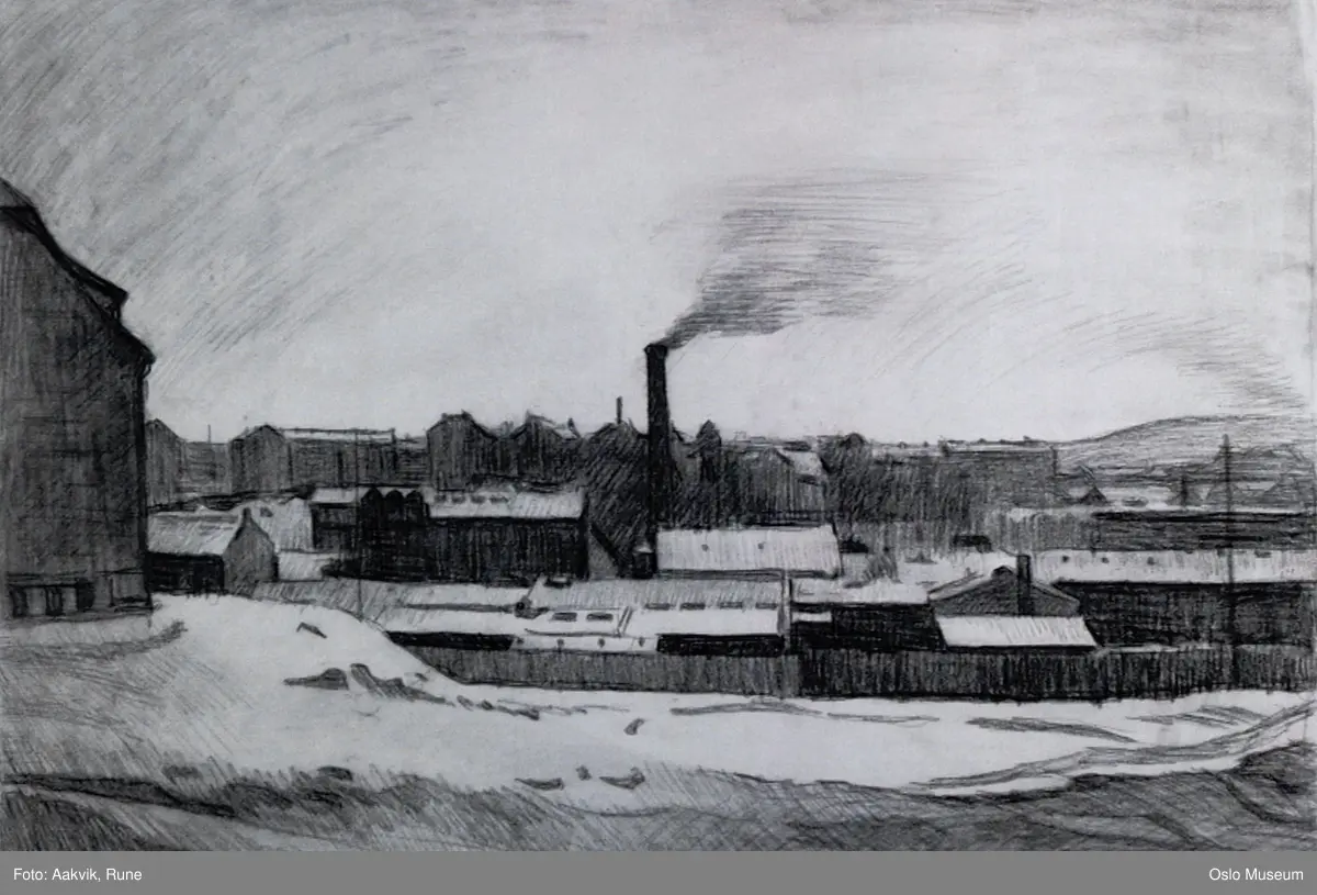 arkitektur, fabrikk, landskap, pipe, bygninger, bymiljø