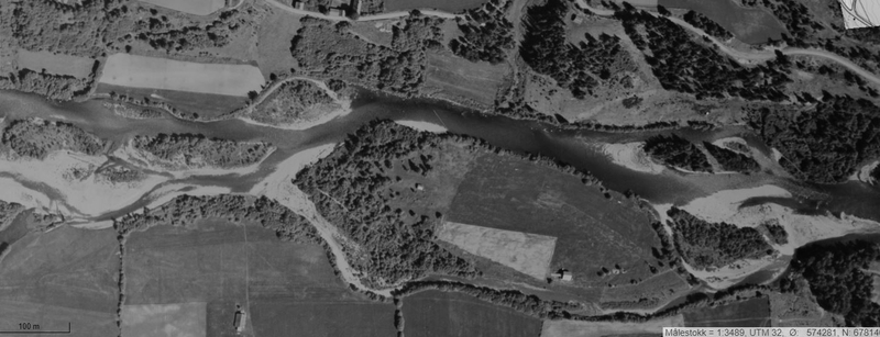 Utsnitt av Gausadeltaet 1947