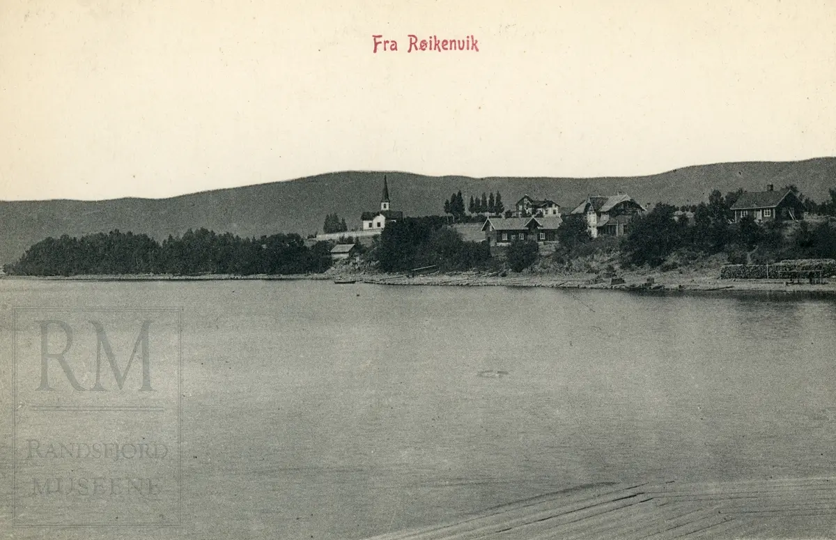 Røykenvik, tettsted, 18 postkort, tidlig 1900-tallet