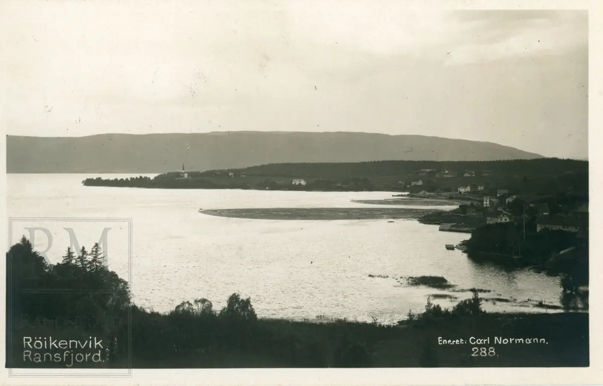Røykenvik, tettsted, 18 postkort, tidlig 1900-tallet