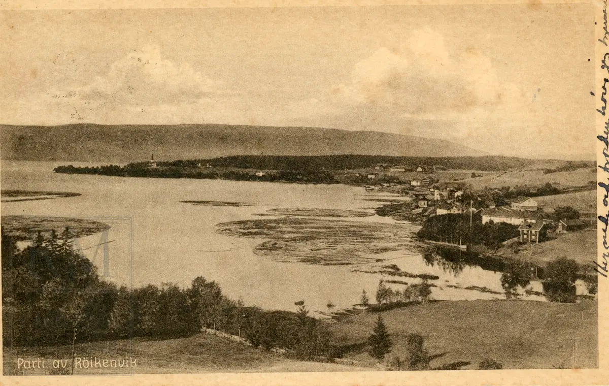 Røykenvik, tettsted, 18 postkort, tidlig 1900-tallet