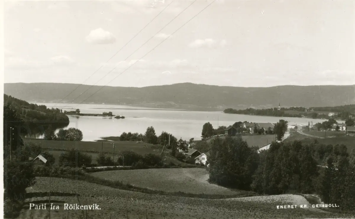 Røykenvik, tettsted, 18 postkort, tidlig 1900-tallet