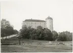 Vy över Uppsala slott från söder