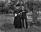 Arvid och Alida Eriksson  på söndagspromenad i Trädgårdsföreningen.

Bilder från Linköping tidigt 1900-tal. 

Arvid Augustin Eriksson fotograferade i Linköping under åren 1910-1950, han föddes i Linköping 1887-08-27. Arvid arbetade som frisör och drev sin egen frisersalong på Storgatan 13-15. 

Fritiden ägnade han åt segling och foto och han spelade även dragspel. Med dragspelet underhöll han ibland på fester, vintertid spelade han vid Linköpings skridskobana.