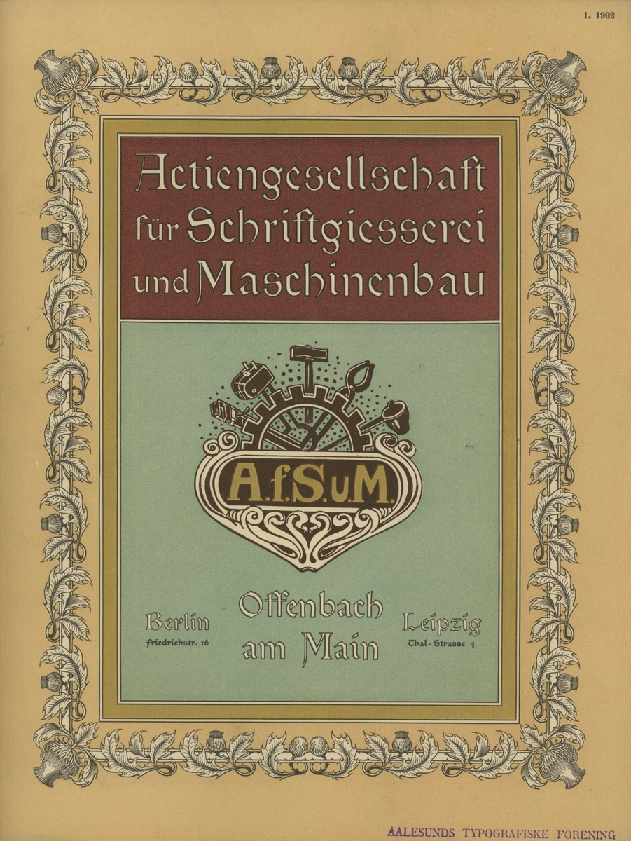 Muster - Austausch des deutschen Buchgewerbe - Dereins 1902 [Trykk]