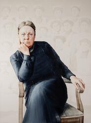 Karen Platou [Olje på lerret]