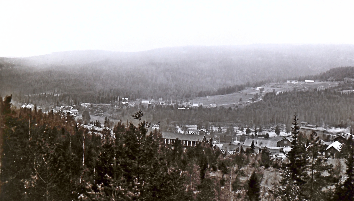 Utsikt over Saggrenda fra Gruveåsen.