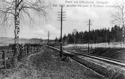 Skaveryd vid Lövekulle där en minnesten restes 1880 till min