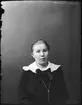 Gerda Pettersson från Hallstavik, Uppland, 1918