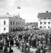 Jubileumsutställningen 1935 invigs av kung Gustav V.