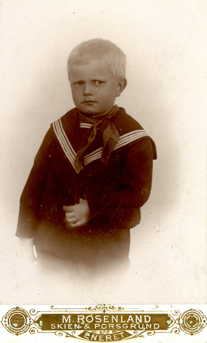 Portrett av Halvor Borgen Brenne. 