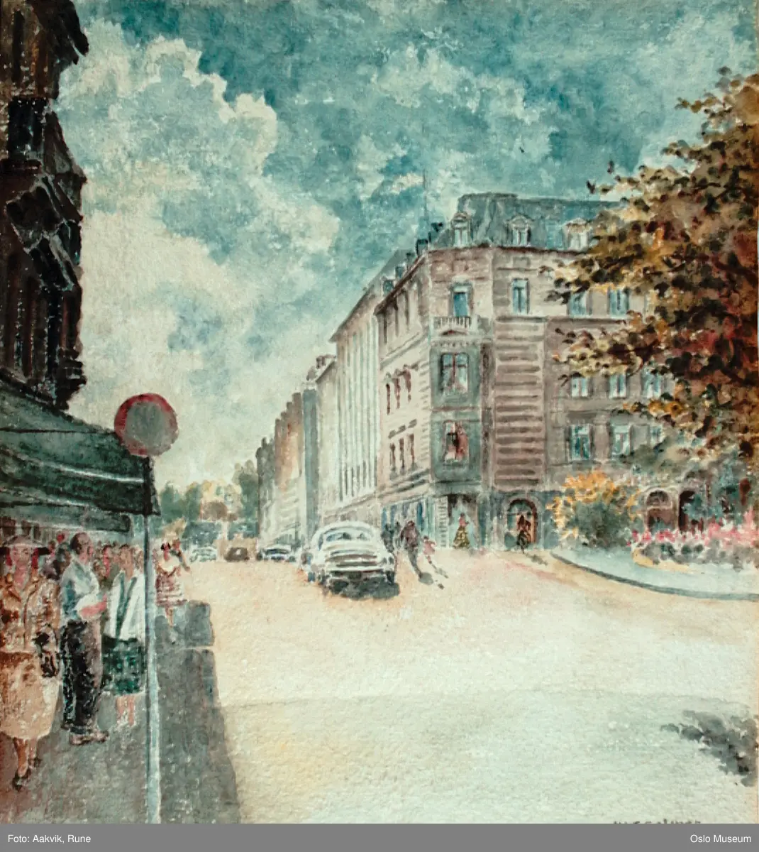 gateparti, folkeliv, sommer