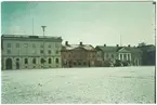 Vänersborg. Drottninggatan och torget