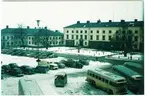 Vänersborg. Utsikt över torget och länsresidenset