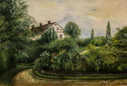 Sölje herrgård från väster [Målning]