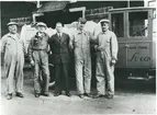 Västerås, Munkängen.
Lagerpersonalen vid Konsums lager i gamla hamnen, 1930.