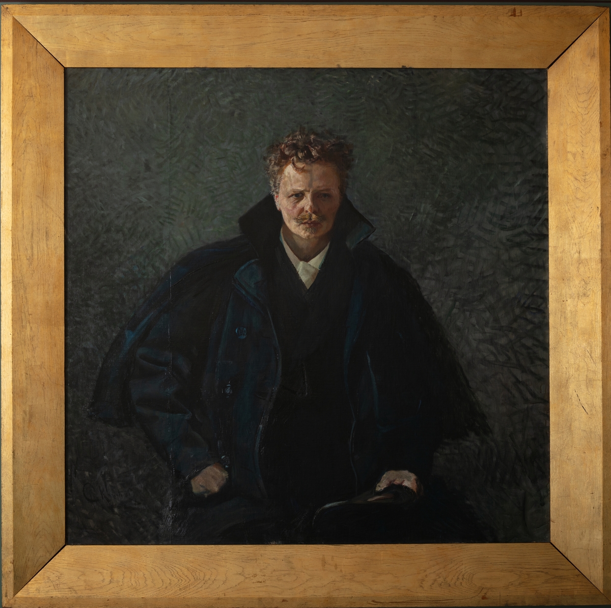 Portrett av August Strindberg, svensk forfatter.