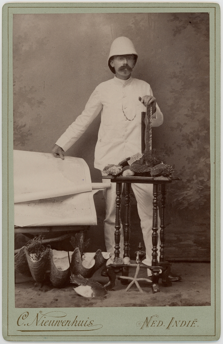 Kabinettsfotografi - Carl Aurivillius, Padang, Dutch East India 1891