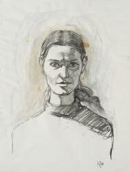 Portrett av Ellen Kjellberg [tegning]
