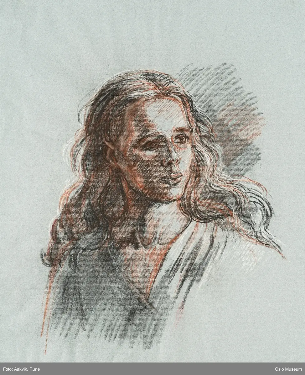 brystportrett, kvinne, skuespiller